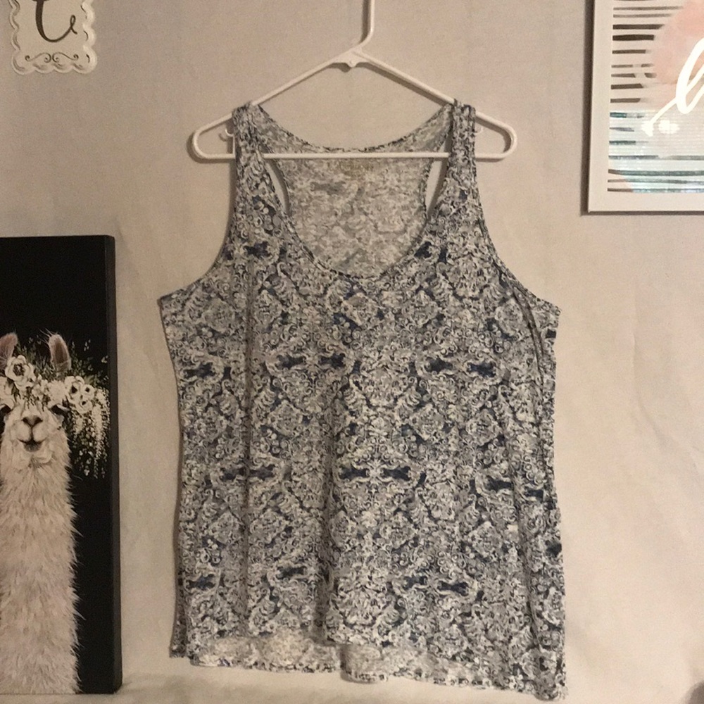 Pattern Tank Top.